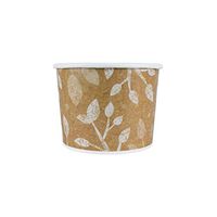Karat FP-GFC10 10/12 oz. Gourmet Food Container - Leaf (Case of 500)