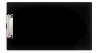 8.5 x 14 Clipboard Acrylic with 4" Low Profile Clip (Black)