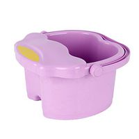 TOPBATHY Foot Soaking Bath Basin with Handle Plastic Foot Soak Bath Tub Foot Spa Bucket for Kids Children Relaxing (Purple)