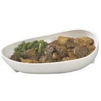 Scoop Dish Skidtrol w/Non-Skid Base Sandstone by Maddak Inc.