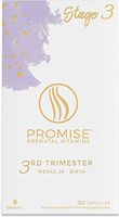 Third Trimester Promise Prenatal Stage 3 for Weeks 28-40 (3 Month Supply) Organic, Non-GMO Pregnancy Nutrition - Once a Day