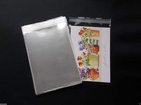 Packaging Bags Suppliers 100 Crystal Clear Cello SELF Seal RESEALABLE Bags A2 Card 4-3/8''X5-3/4''