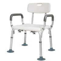 FGSJEJ Multifunctional Bath Chair, Bath Chair for The Elderly, Non-Slip Shower Chair for Pregnant Women with Disabilities, Aluminum Alloy, Adjustable Height, Non-Slip Bathroom Stool with armrests