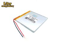 BIHUADE 3.7V 3500mAh 308599 Polymer Lithium Li-ion Battery Rechargeable Lithium Polymer Li-Po Battery for MP4 GPS MP3 Bluetooth Stereo DIY Gift (308599)