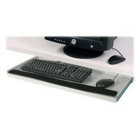 Martin Yale 21028 Mead-Hatcher Economy Steel Keyboard Drawer, Pearl Gray, for Keyboard and Mouse, Extend 11" and Locks into Keying Position
