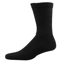 Dsource Diabetic Socks for Men Women, Non-Binding Loose Fit Crew Socks Seamless Toe 1 Pack