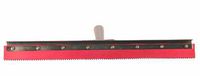 Haviland 02118SE EPDM Rubber Non-Marking Standard Duty Serrated Applicator Squeegee, 18" Length, 3/16" Serration, Red