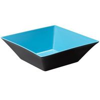 GET ML-248-BL/BK Large Square Serving Bowl, 5.7 Quart, Blue/Black (Set of 3)