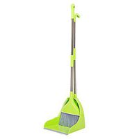 Kylin Express Durable Removable Broom and Dustpan Standing Upright Grips Sweep Set with Long Handle, B6