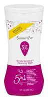 Summer's Eve Cleansing Wash, Simply Sensitive, pH-Balanced, Dermatologist & Gynecologist Tested, 9 Fl Oz