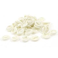 uxcell 80pcs Beige Protecter Elastic Latex Finger Cots