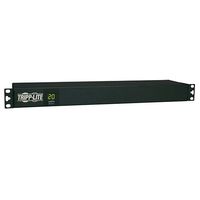 Tripp Lite Metered PDU, 20A, 12 Outlets (5-15/20R), 120V, L5-20P/5-20P Input, 6 ft. Cord, 1U Rack-Mount Power (PDUMH20-6)