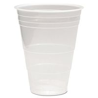 Boardwalk TRANSCUP16PK Translucent Plastic Cold Cups, 16oz, 50/Pack