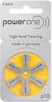 PK Cell ZA10-6B Hearing Aid Battery 1044; Pack of 6