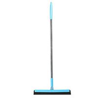 LVH Shower Squeegee Floor Adjustable Professional Water Squeegee Foam with Handle for Garage Tile Shower Hair Floor Wiper Cleaning Tool (Blue)