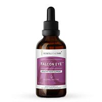 Falcon Eye Alcohol Extract Glycerite Bilberry, Eyebright, Ginkgo, Green Tea, Carrot, Grape. Tincture, Herbal Extract Healthy Vision Support (4 FL OZ)