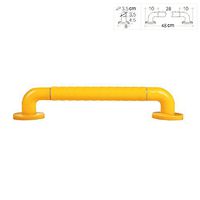 He Xiang Firm Grab Bar Bathroom Support Handle Handrail stainless steel Non-slip Bathroom Armrest Elderly Bathroom Handle Bathtub Handrail (Color : Yellow, Size : 48cm)