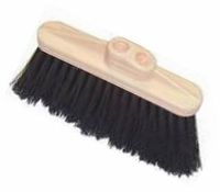 HUB City Industries 2022P 2" x 10" Stiff Black Plastic Bristles, 4" Trim, Molded Plastic Block