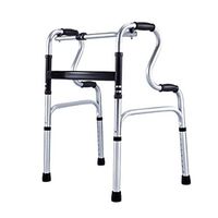 Aluminum Alloy Walker Health Care Fold Medical Walking Mobility Aid with Comfortable armrest for Elderly, Seniors, Handicap, Disabled