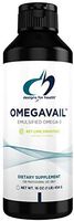 Designs for Health OmegAvail Smoothie - Key Lime TG Fish Oil Emulsion, Triglyceride Fish Oil (29 Servings / 16oz)