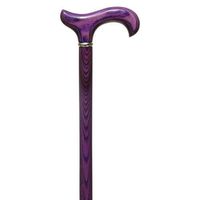 Derby Handle with Collar in Purple