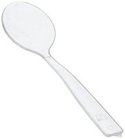 Mini-Ware Clear Plastic Spoons - 40 Count
