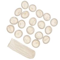 20pcs Disposable Latex Rubber Finger Cots Sets Fingertips Protector Gloves