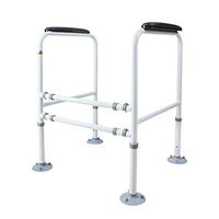 XIHAA Toilet Safety Rails, Safety Frame for Toilet with Easy Installation, Height Adjustable, Bathroom Safety