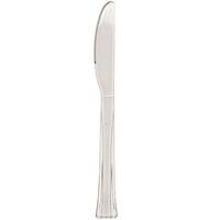 Lillian Tablesettings 48 Count Premium Plastic Knife, Clear