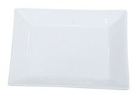 Yanco RM-108 Rome 8" Square Plate, Melamine, White Color, Pack of 48