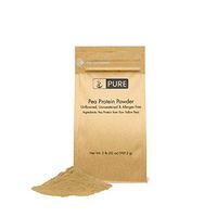 Pea Protein Powder (2 lbs) by Pure Organic Ingredients, Eco-Friendly Packaging, High Quality, All-Natural, Allergen-Free