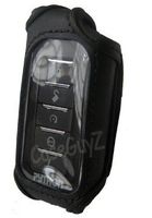 Car Alarm Remote Case Black Leather (Fits Python 1601) #ALARMC6