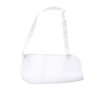 Healifty Shoulder immobilizer Cool Mesh Arm Sling Adjustable Shoulder Immobilizer Medical Sling for Broken and Fractured Arm(White)