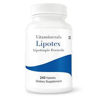 VITAMINERALS 22 LIPOTEX - Helps Breakdown Fat in The Liver (240)