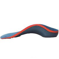 BOHENG Insole, Child Orthopedic Insole, Corrective Foot Disease Correction for Children, Half Pad, Correcting Flat Foot Inside and Outside Eight-Word Insole, Toughness, Anti-Sweat,35