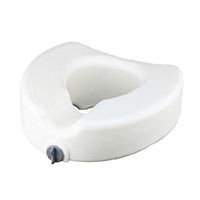 Raised Toilet Seats Medical Elevated and Commode Booster Seat Riser,Bathroom Safety Extender Assists Disabled, Elderly, Handicapped