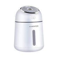 7Buy Ultrasonic Essential Oil Diffuser for Aromatherapy,Scent and Fragrance Aromatherapy Humidifier USB Mini fans and Little Bight Light for Sleep 330ml Premium (White)