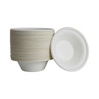 PrimeQ [50 Count] Compostable Bowls (12 oz) made from Bagasse - Sugarcane
