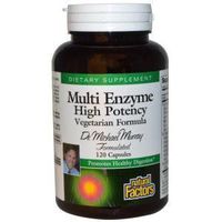Dr. Murray's Multi Enzyme Vegetarian Formula - Natural Factors - 120 - VegCap