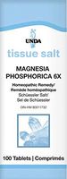 UNDA - Magnesia Phosphorica 6X (Salt) - Homeopathic Remedy to Support Muscle Health and Relieve Cramps Associated with Menstruation - 100 Tablets