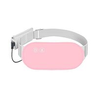 SMGPYNFJ Warm Belly Belt, USB Electric Heating Belt, Fever Vibration Massage Belt, Warm Palace Warm Belly Belt