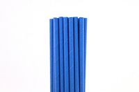 Solid Blue Paper Straws (25)