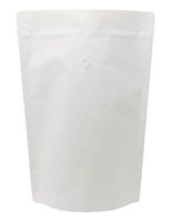 BAP 2 LB WhiteKraft Stand Up Pouch with Valve for Coffee (100 pcs)