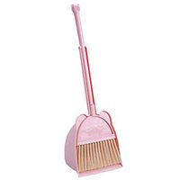WEIFAN CAI- Child Mini Dustpan and Brush Sets Soft Health No Smell (Color:Pink, Size:51X16cm)
