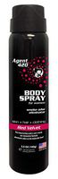 Agent 420 Daily Fragrance Body Spray - Long Lasting, Breaks Down and Destroys Smoke Odor at The Molecular Level - Eliminates Odors from Hair, Body and Clothes - 3.5 oz Spray (1 Pack, Red Velvet)
