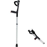 Motion Forearm Crutches Lightweight Forearm Crutches, Height Adjustable Arm Cuff Crutch,ergonomic Design,comfortable on Wrist, Skid Replaceable Rubber Tips