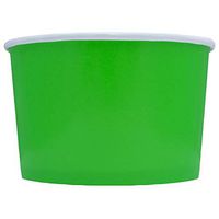 Green Paper Ice Cream Cups - Large 20 oz Dessert Bowls - Perfect For Your Yummy Food & Treats - Frozen Dessert Supplies - 600 Count