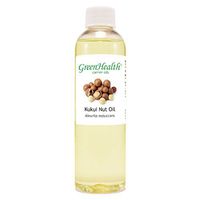 GreenHealth Kukui Nut Oil - 4 fl oz (118 ml) - Cold Pressed 100% Pure