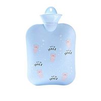 Rubber Hot Water Bottle Durable Hot Water Bag Small Irrigation Water Bottle Hot Water Bag Great for Pain Relief Hot and Cold Therapy Water-Filled Hot Water Bottle Hot Water Bottle Knit (Color : Q)