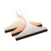 Warmshine 3 Pack Silicone Rubber Squeegee Window Squeegee Car Window Shower Scraper Cleaner, 22 x 19.5cm, 8.6 x 7.8 inch